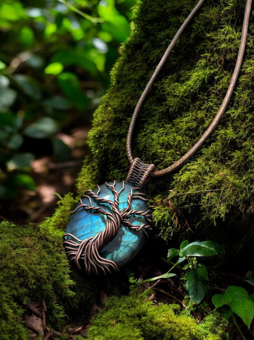 Collar de árbol de la Vida con Labradorita