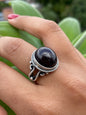 Anillo con Granate en Plata