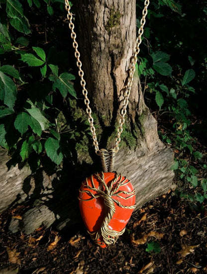 Árbol de la vida con Jaspe Rojo