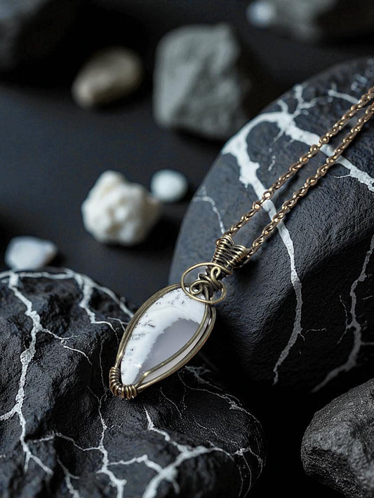 Collar con Ágata Dendrítica