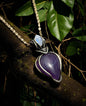 Collar con Amatista y Piedra Luna