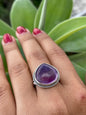Anillo con Amatista en plata
