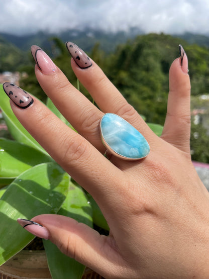 Anillo con Larimar
