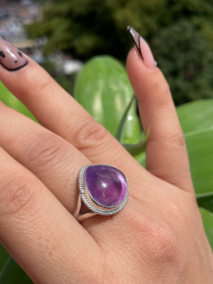 Anillo con Amatista en plata