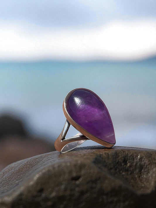 Anillo en Plata con Amatista