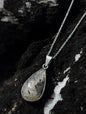 Collar con Cuarzo Rutilado en plata