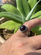 Anillo con Granate Estrella en Plata
